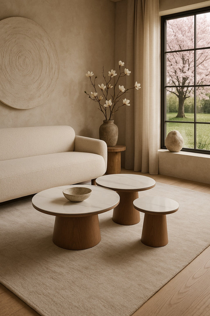 Gagan Coffee table Round Set